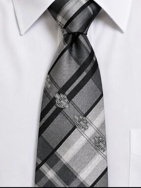 Ralph Marlin Harley Davidson Silk Tie